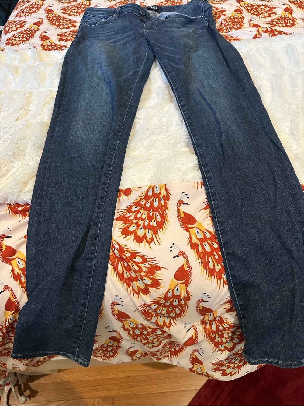 PAIGE Women’s Skinny Jeans in Dark Blue Denim